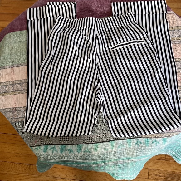 The Kooples Voile Rouge Striped Drawstring Pants Sz 2 Alt Girl Punk Soft Grunge - Picture 12 of 13